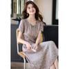 New Chinese Style High-end and Elegant Dress for 2026 Summer, Comfortable, Casual and Elegant for Women, Slimming Down with a Mid Length Skirt