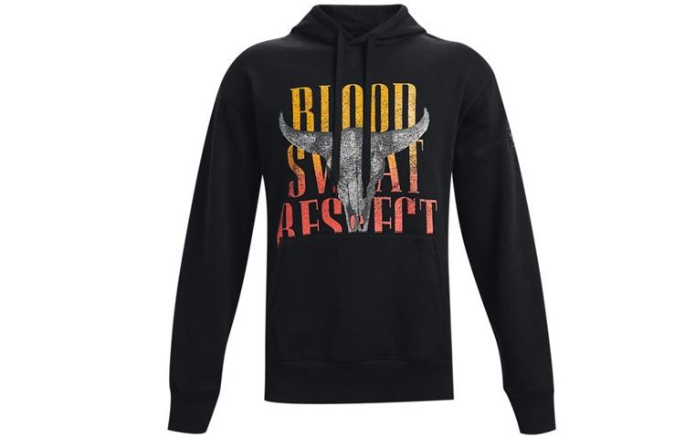 Under Armour Project Sweatshirts Men s Black Hooded Moderate Regular 1367036-001 XL