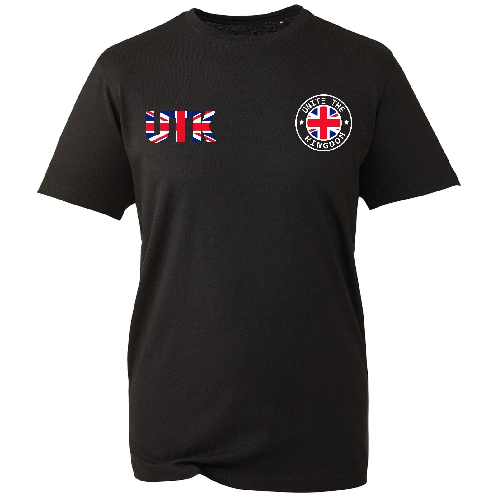 Unite The Kingdom T-shirt Union Jack Country Love Patriot Unisex Men s Gift Tee S