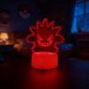 Anime 3D Lamp Signs LED Night Light Gengar Haunter Gastly Luminaria Illusion Sleeping Hone Kids Bedroom Decor Table Lamps Gifts