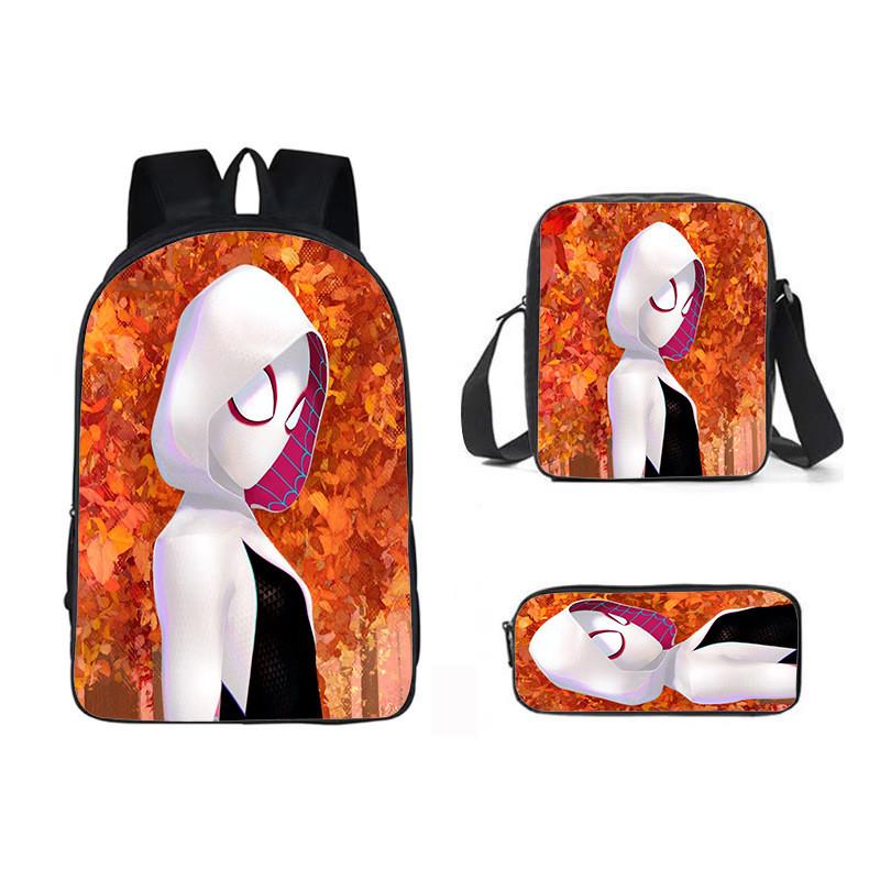 Backpack Piece Three Set Waterresistant Material Kids For