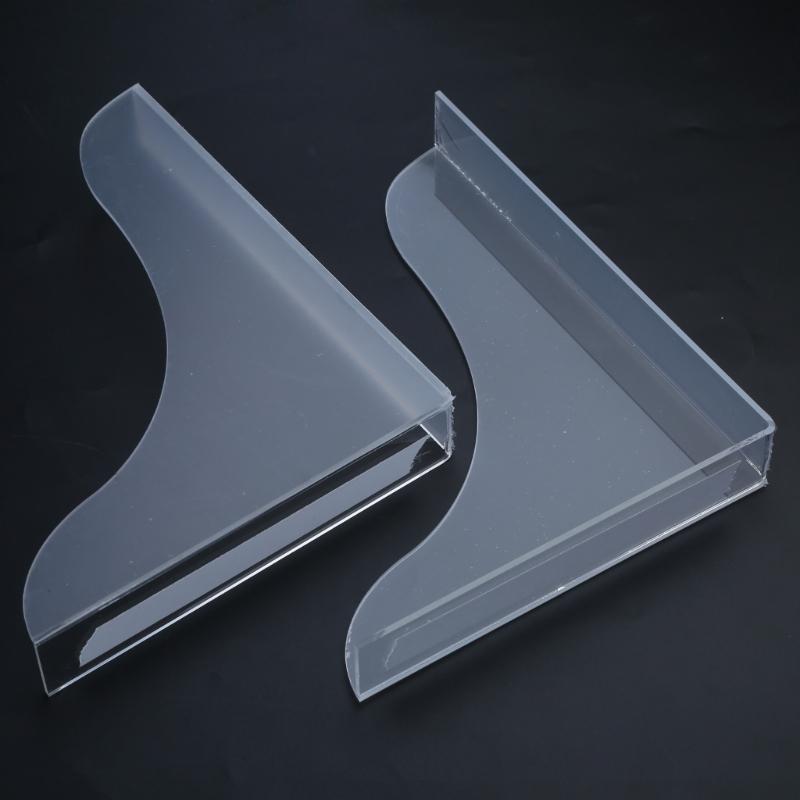 2pcs/set Bathroom Splash Cover Multipurpose Bathtub Splash Cover Supplies for School Office Dormitory Countertop