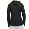Sports Fitness Men's Hooded Long-Sleeved Sweatshirt, High-Elastic Quick-Drying Running Pullover Top