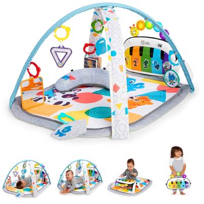 Baby Einstein Baby Einstein 4 en 1 Kickin Tunes Gym [0 mois et plus] Musique Lumière Jouet Éducatif Instrument de Musique Équipement de Jeu d'Intérieur Nouveau-né