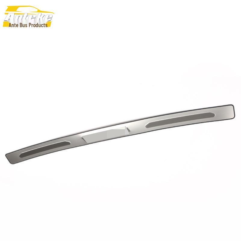 Octavia Rear Bumper Bright Strip – Stainless Steel Tailgate Protection Pedal Accessory