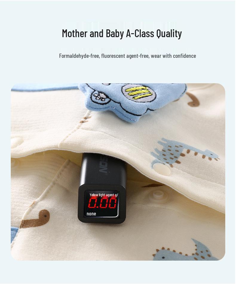 Nation's Top-Selling: Antibacterial Cotton Baby Bodysuit for Spring & Autumn - Long Sleeve, Perfect for Crawling & Home Wear.