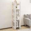 Bookcase - White - 41x35x160 Cm - Solid Wood - Contemporary - Design