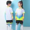 Kids Soccer Jersey Set Short Sleeve Team Uniform Boys Girls Kindergarten School Sports Performance