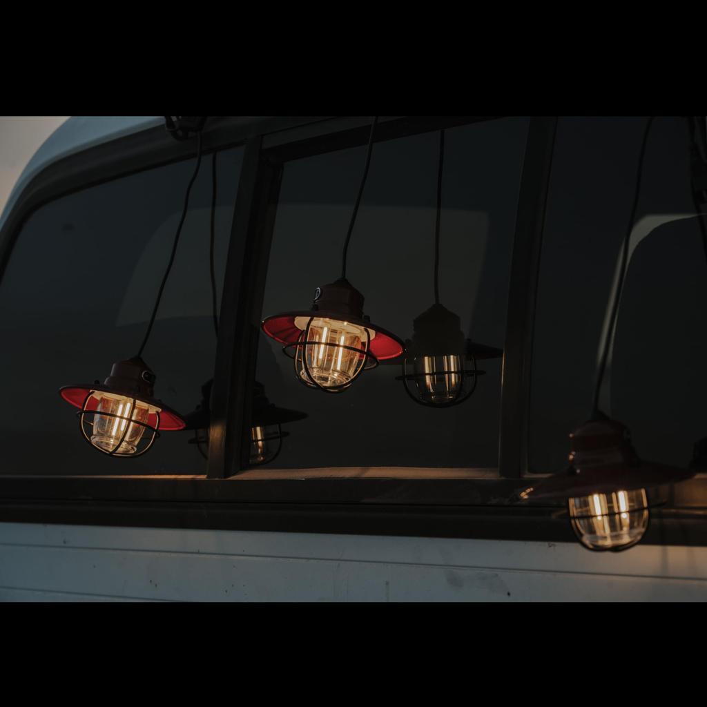 BAREBONES Edison Pendant Light LED Red Japanese Distributor [Authorized Product]