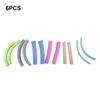 6 Pairs Eyelash Curling Tool Reusable Eye Lash Grafting Curler Tools Spare Parts Makeup Beauty Supply for Home