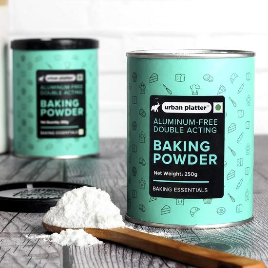 Urban Platter Aluminum-Free Baking Powder, 250g [Double Acting ,Gluten-Free]