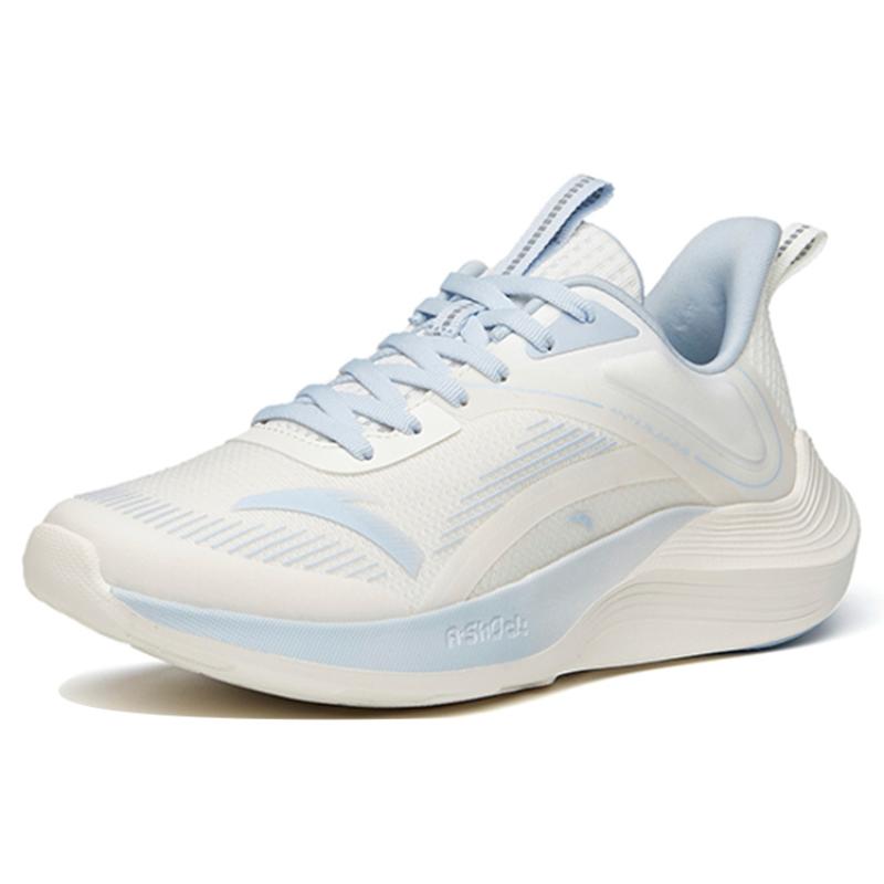 Anta DuCi1 Cushioning Anti-Slip And Wear-Resistant Low-Top Running Shoes Women's White Blue Sneakers 922525564F-4