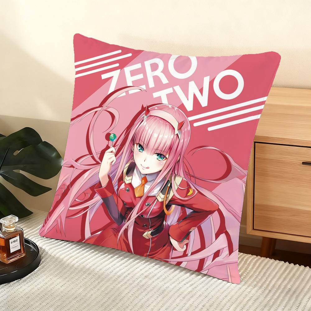 ZZero Two Cushion Cover Soft Short Plush Pillow Cover Smooth Cozy Texture Aesthetic Cushion Case Home Decor