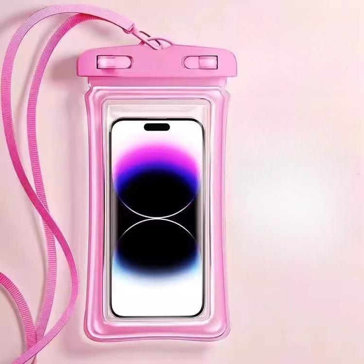 Universal Waterproof Phone Pouch with Sealed Design and Lanyard for Swimming and Diving