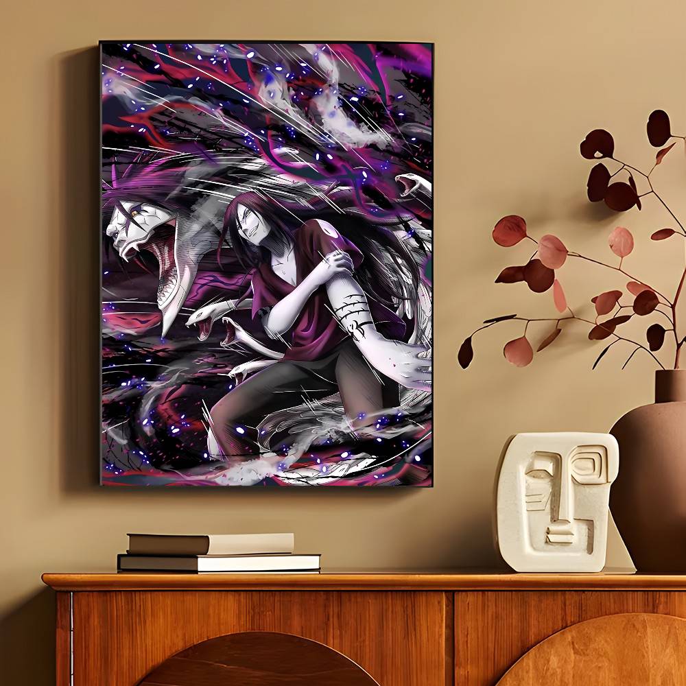 Anime Cool Character O-Orochimaru Posters HD Print Vintage Wall Art Decor for Home Study Room