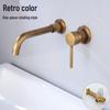 Concealed Wall-Mount Hot/Cold Basin Faucet for Hotel Projects