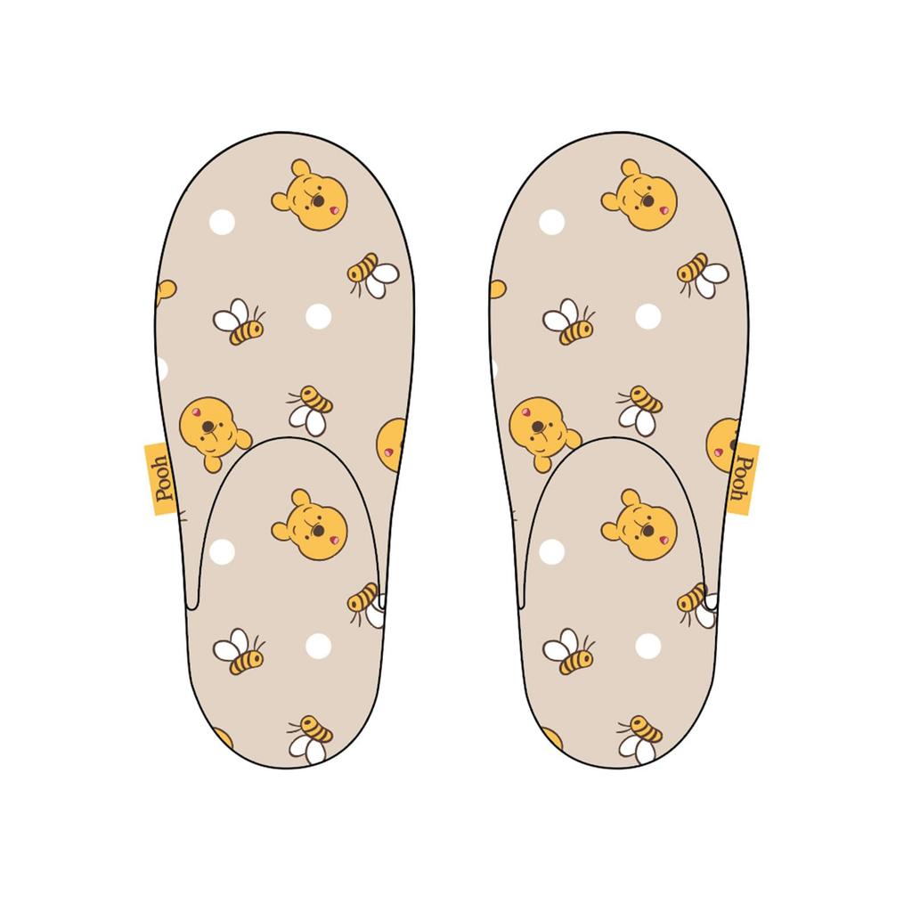 Marushin Disney Winnie the Pooh Slippers with Bee Dots (2215048100)