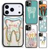 Dentist Dental Tooth Phone Case For iPhone 17 16 15 14 13 12 11 Pro Max Plus 17Air Soft Silicone Cover
