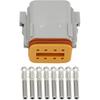 5 Conjuntos 8 Pinos DJ3081Y-1.6-11/21 Conectores DT DT04-8P/DT06-8S Conector Elétrico de Fio à Prova d'Água Automotivo Plugue 22-16AWG