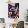 Peterbilt Heavy Trucks Custom Your Name Wall Decor Tapestry Art For Pet Memorial Birthdaywedding Party Backdrop Family Gift