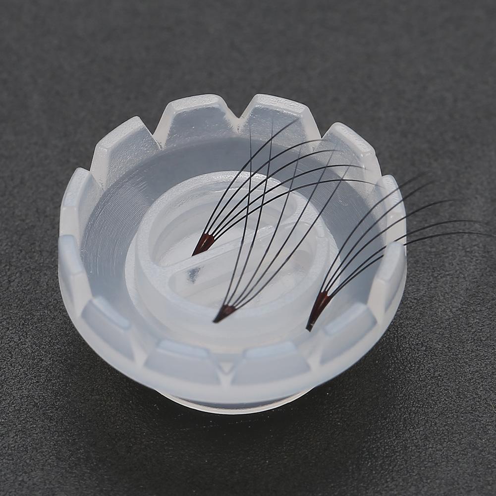 100Pcs Disposable Eyelash Ring Holder Eyelash Extension Glue Adhesive Stand
