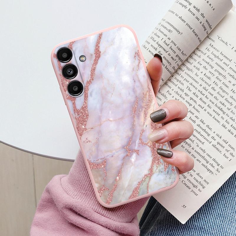Case For Samsung A54 5G Back Cover Protective Silicone Funda Fashion Marble Stone Texture Coque For Galaxy A56 A16 A26 A36 A17