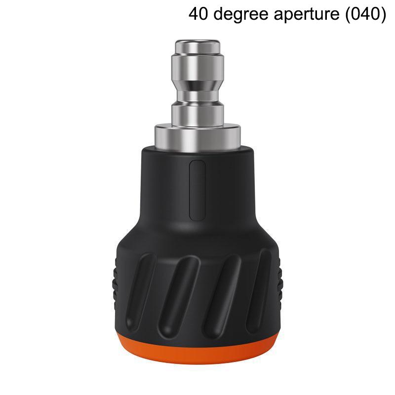 High Pressure Washer Spray Nozzle With 1/4' Quick Connect And High-Elastic Soft Anti Scratch Sleeve For Car Garden Cleaning