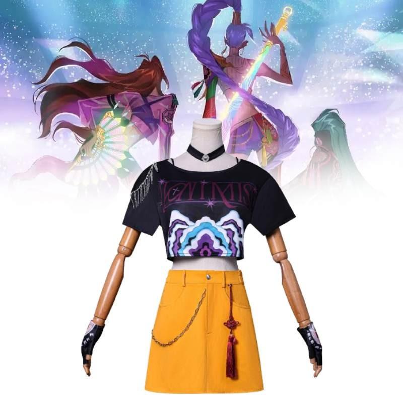 Kpop Demon Hunters Mira Cosplay Costume With Polyester Fabric For Game Anime Role Play Adults