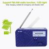 RD638 ABS Solar Energy Emergency Multifunction Hand Crank Radio Support FMCelsiusAM Function