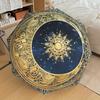 1pc Golden Mandala Themed Umbrella -Home Travel Portable Outdoor Accessories, Multi-functional Umbrella Gift081606