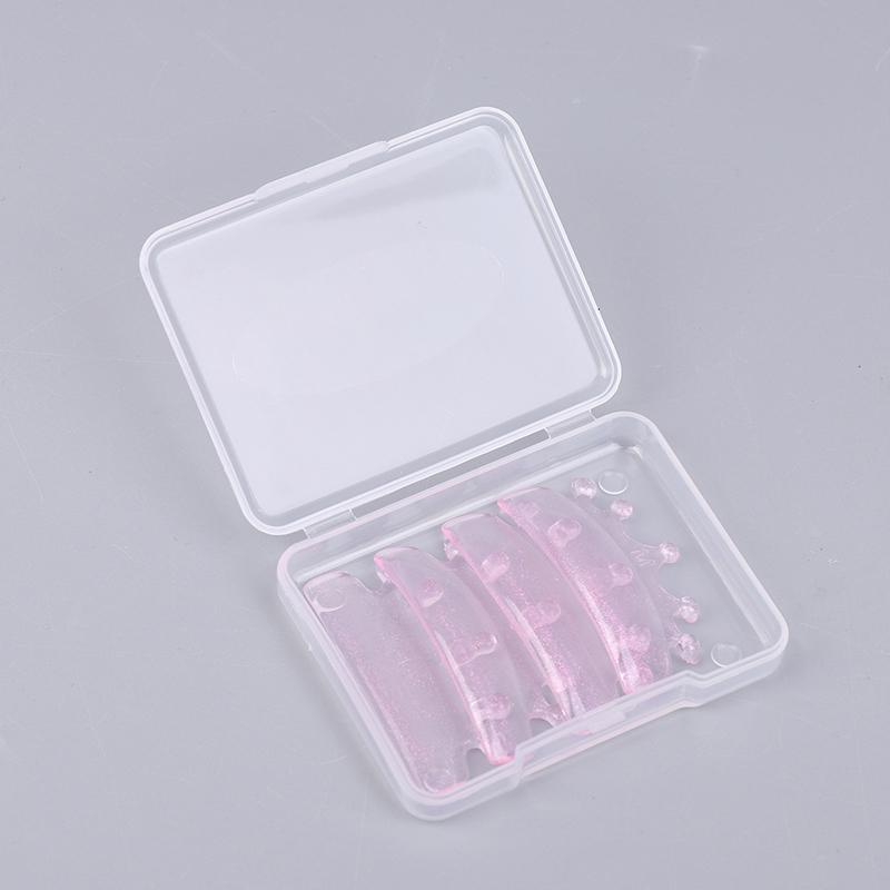 2Pairs Crown Shape Glue Free Silicone Eyelash Perm Rod Lash Lifting Lamination Pad 3D Lashes Extension Curler Accessories Tools