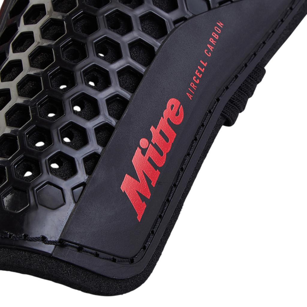 Mitre Unisex Adult Carbon Aircell Technology Slip-In Shin Guards