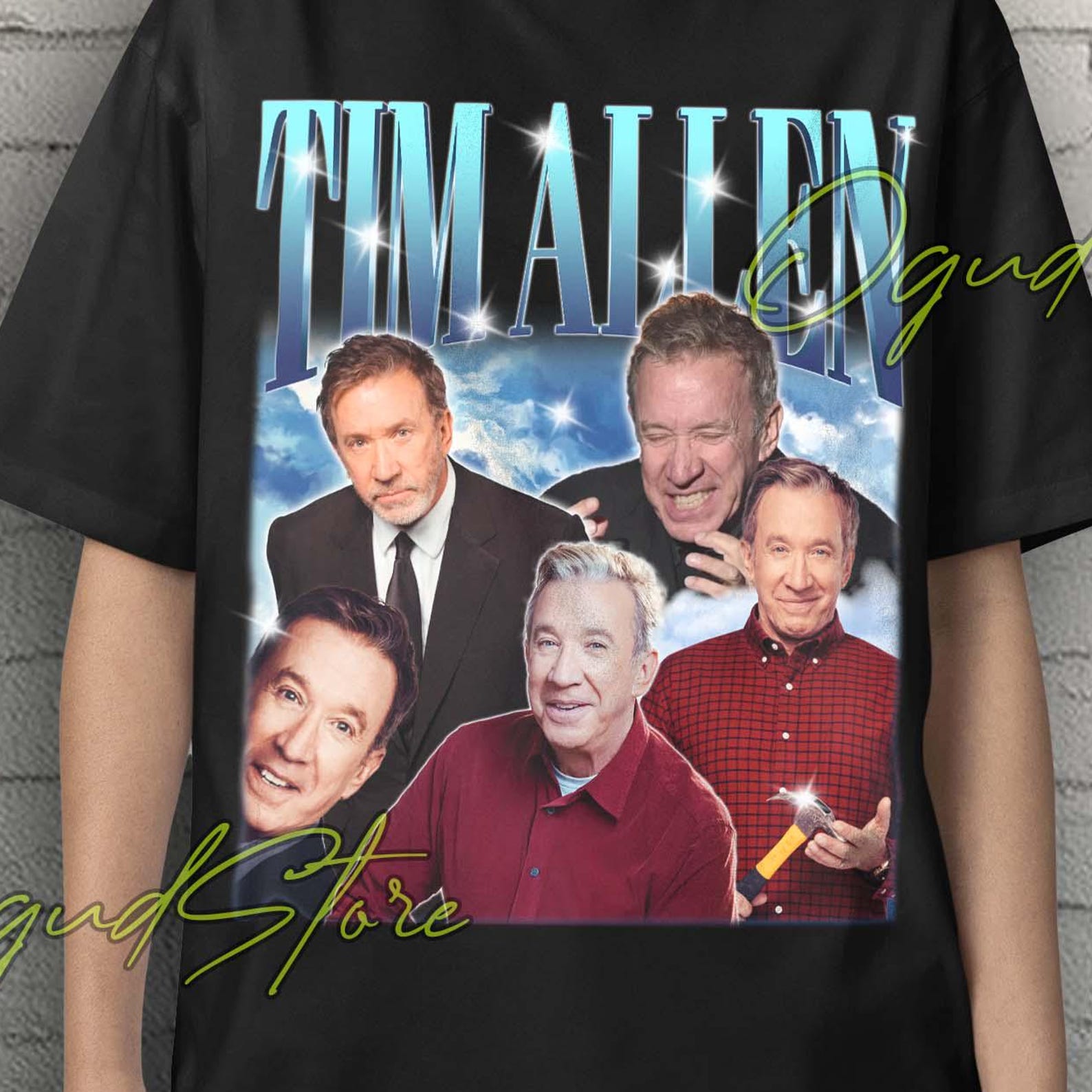Tim Allen, Tim Allen Tshirt, Tim Allen Shirt, Tim Allen Movies, Retro Tim Allen Gift, Tim Allen Fan Gift Clothing, Tim Allen Tees Poster S