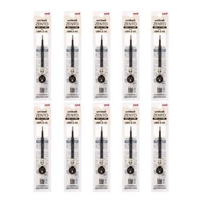 Mitsubishi Uniball ZENTO Gel Pen Refill 0.5mm Black Ink 10 Pieces Set F S DDP US