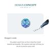 BAMOER 925 Sterling Silver Graduated Blue Chinese Dragon Scale Bead for Original Bracelet Bangle Unique Charm Jewerly