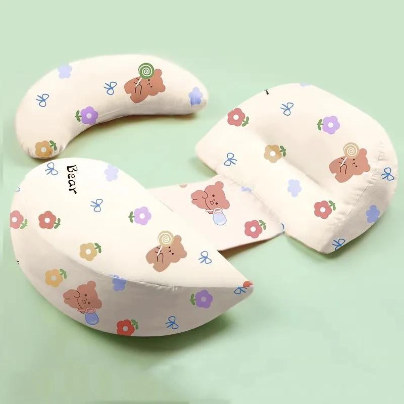 Pregnant Women's Pillow Adjustable U-shaped Waist Support Cartoon Pattern Cushion Maternity Pregnancy Side Sleeping Pillow