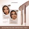 LIANGNISHI Double-Ended Contour Stick Highlighting Concealer Long-Lasting Makeup