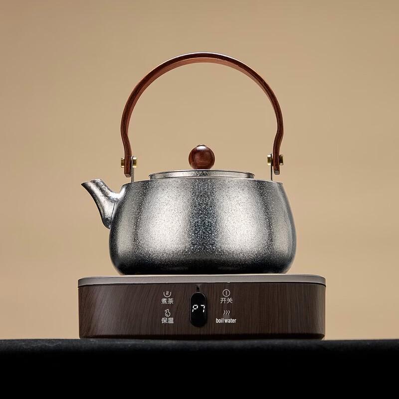 YIHUTEA Titanium Tea Set with Electric Stove