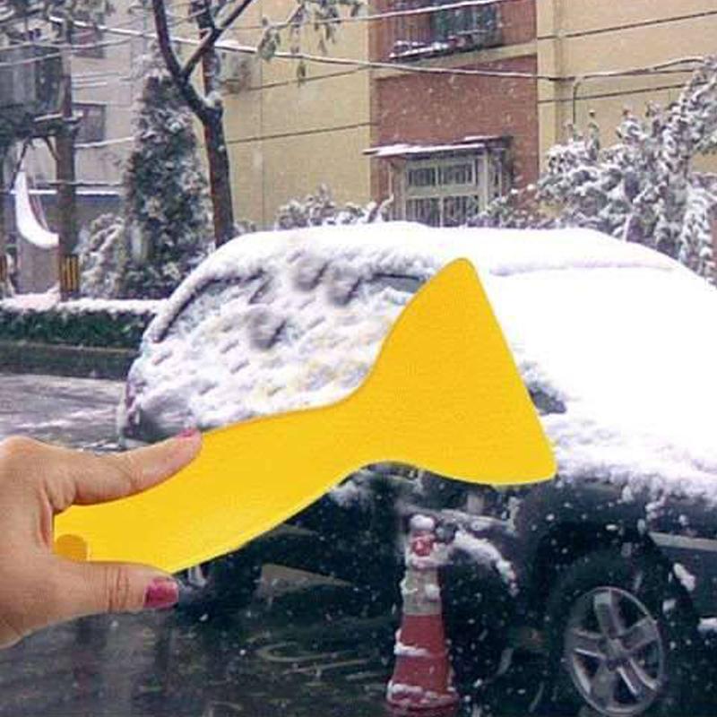 Car Window Tinting Tools Yellow Squeegee Glass Window Film Headlight Film Triangular Squeegee