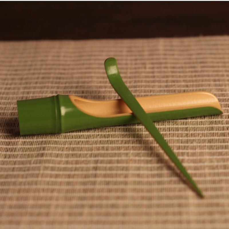 1 Anzug Natürliche Bambus Tee Löffel Matcha Kaffee Zucker Salz Löffel Schaufel Chinesische Tee Sets Küchenwerkzeug Teezeremonie Zubehör