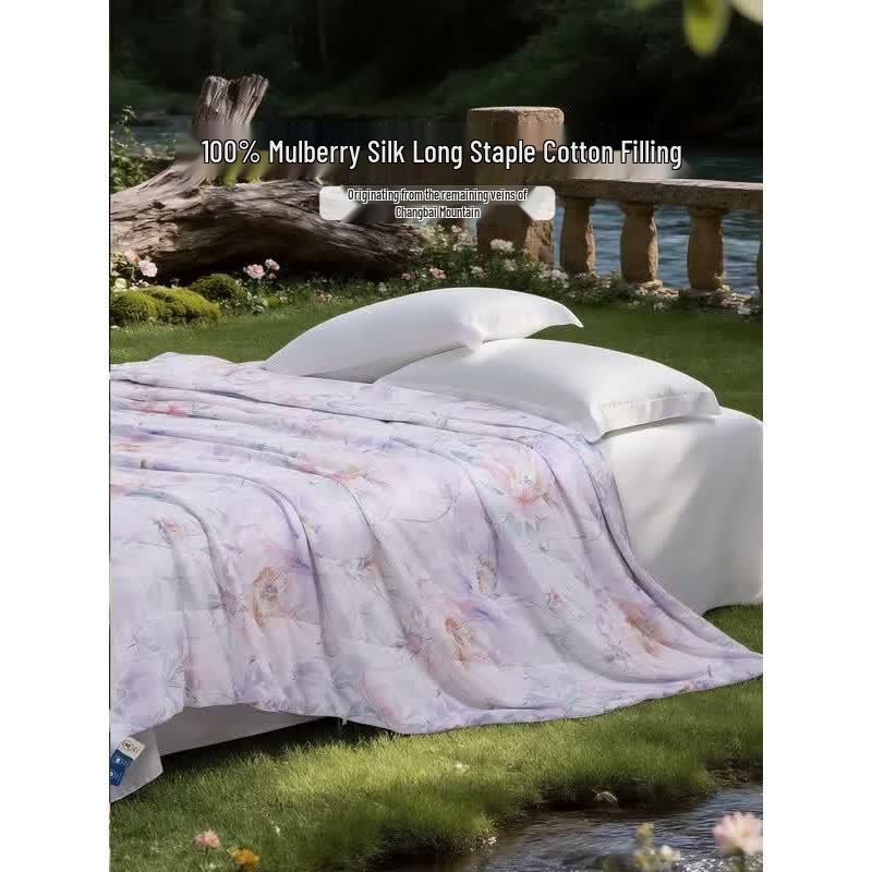 Fuanna Machine Washable Tussah Silk Quilt