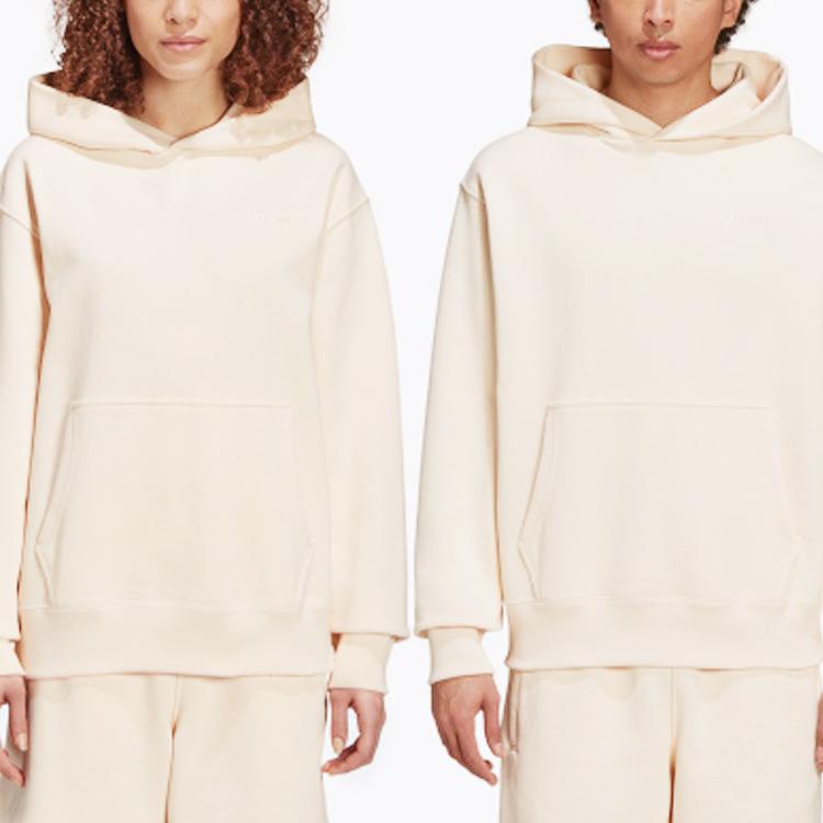 adidas Originals Sweatshirts Unisex Ecru Hooded Moderate Regular H58291