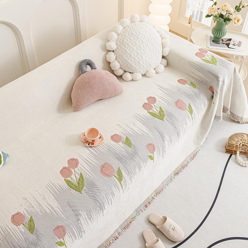 Chenille Sofa Towel Four Seasons Universal All-Inclusive Sofa Cover Dust Cover Living Room One-Piece Sofa Cover Cloth
