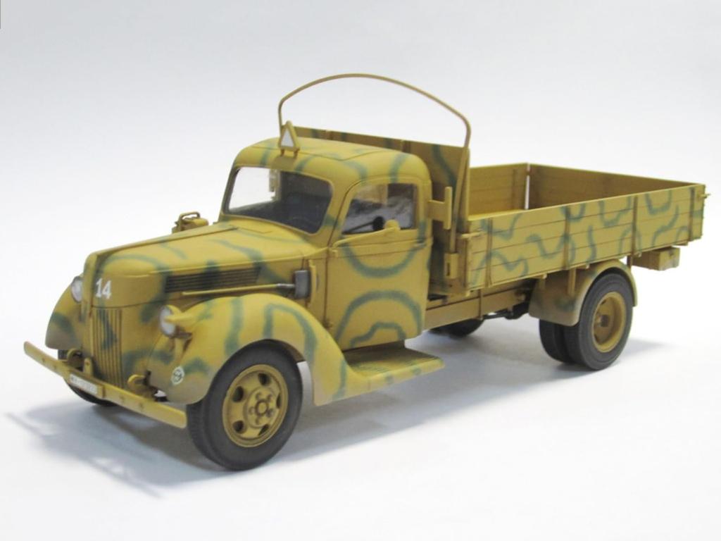 ICM 1/35 German Ford V3000S Cargo Truck 1941 Plastic Model Kit 35411 (Military Vehicle)