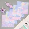 Double-Sided Chinese Style Origami Paper for DIY Projects and Thousand Paper Cranes