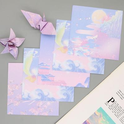 Διπλής Όψης Χαρτί Origami Κινεζικού Στυλ για Έργα DIY και Χίλιους Γερανούς Χαρτιού