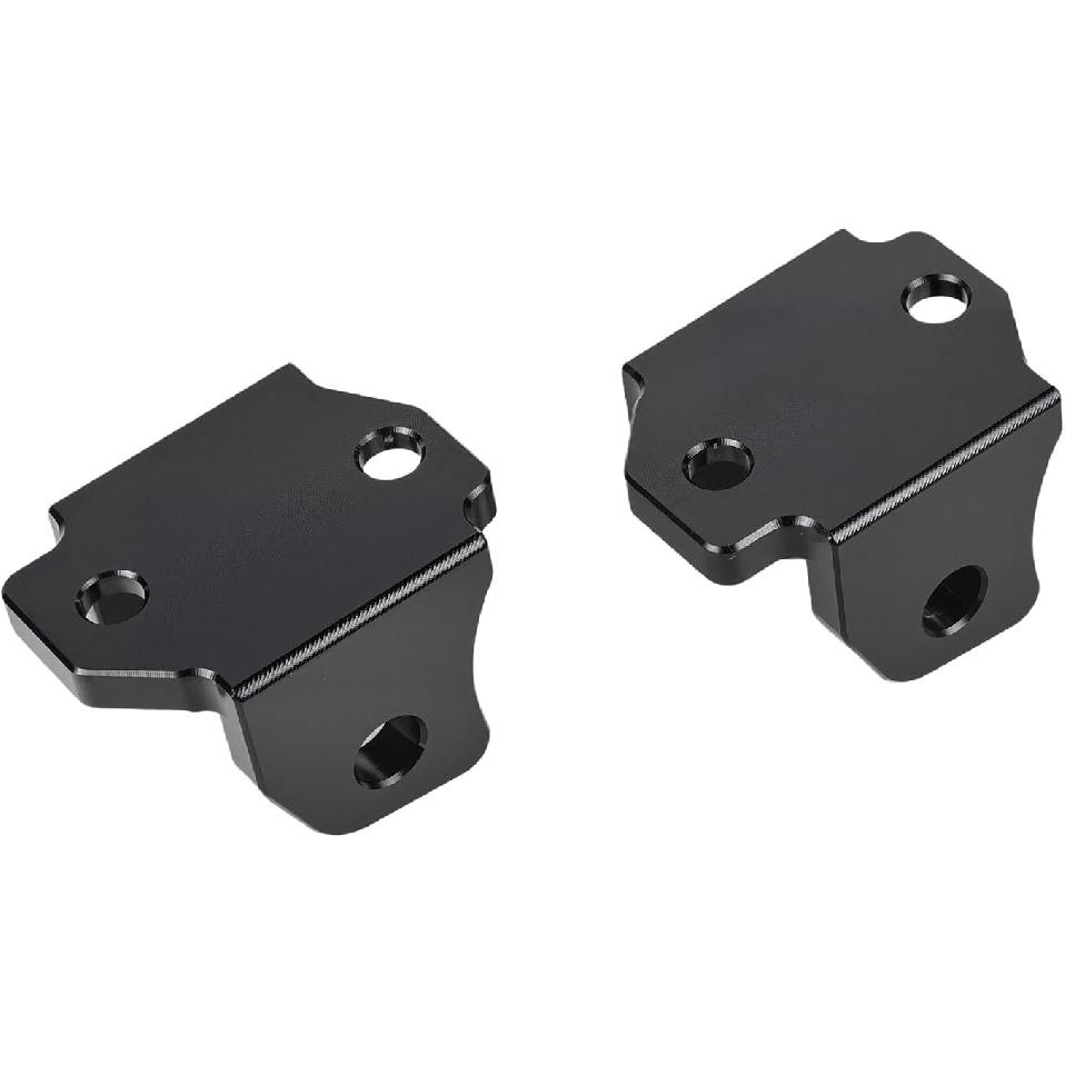 E Dirt Bike Foot Peg Bracket for Tutti Soleil 01, Aluminum Footrest Bracket for Tuttio Soleil 01, Knight Black