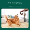 1pc Christmas Design Teeth Cleaning Braided Rope Knot Pet Toy, Dog Chew Durable Toy For Cat And Dog Teeth Cleaning Supply Toy