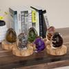 3D Dragon Egg Resin Molds Silicone Keychain Mold,3D Animal Ornaments Mold Dragon Egg Night Light Mold for DIY Crafts