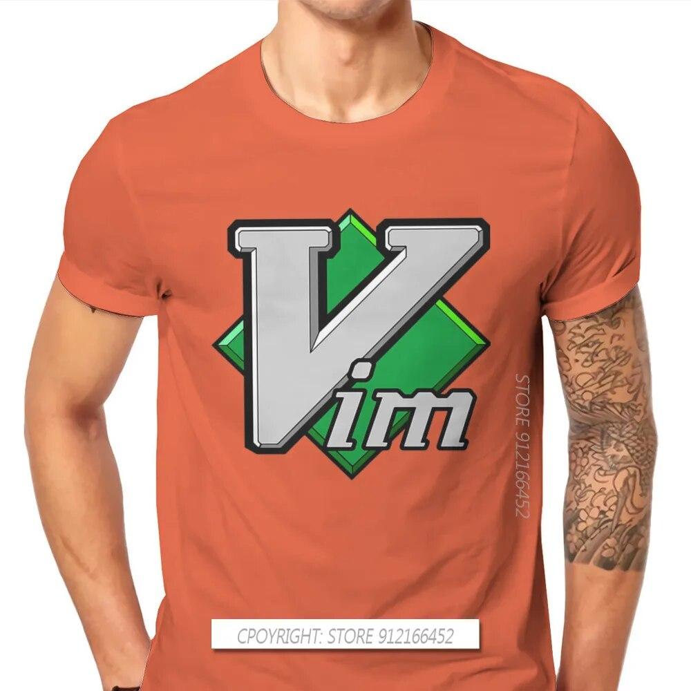 Operační systém Linux Tričko Tux Penguin Fabric VIM Elegantní tričko Oversex Unisex oblečení Tištěný Velký výprodej